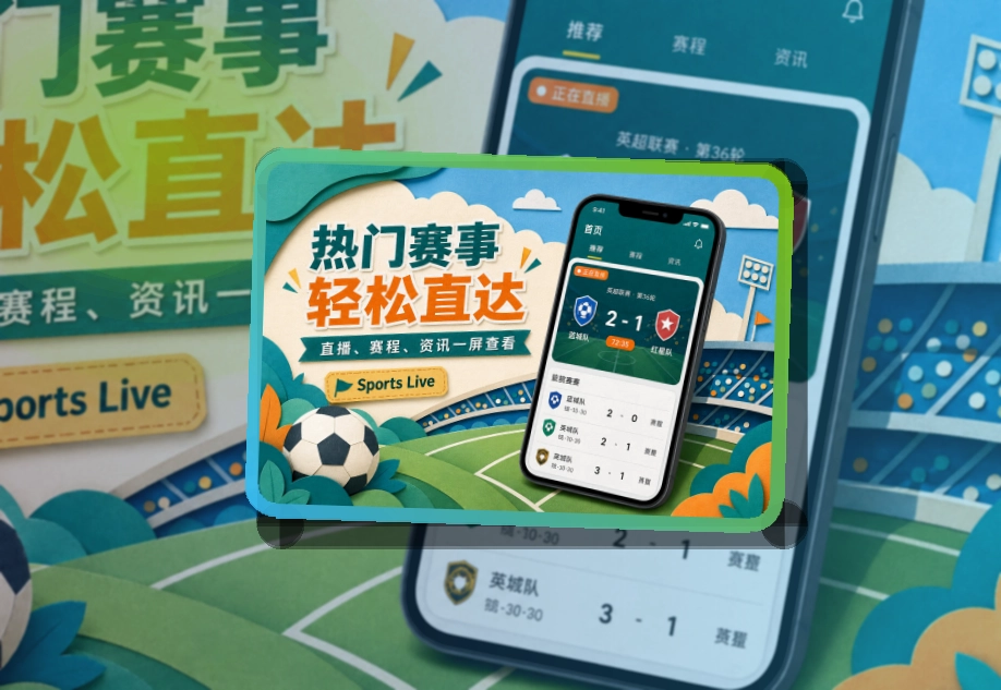 路径式引导 · 比赛日App入口 · 长期使用更省心界面展示